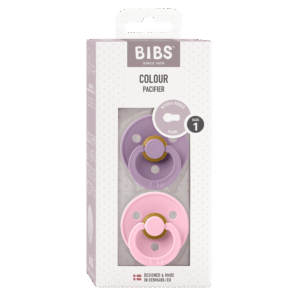 Chupetes BIBS Lavanda y Rosa Bebé Látex Talla 1  Set de 2 | BIBS Guatemala - Niko & Nini