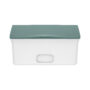 Dispensador de Toallitas Ubbi (azul agua) Caja Organizadora de Plástico con Tapa y Peso Interno