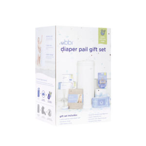 Set de Regalo con Basurero para Pañales Blanco y Accesorios Ubbi - Thumbnail Image 2