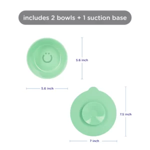 Set de 2 Bowls con Base Antideslizante Ubbi Sugar Snap - Thumbnail Image 5