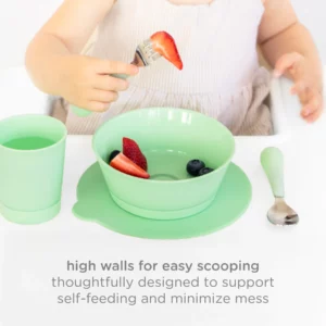 Set de 2 Bowls con Base Antideslizante Ubbi Sugar Snap - Thumbnail Image 4