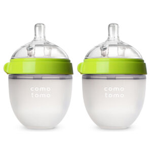 Biberones Comotomo 150 ml Verde (Pack Doble)