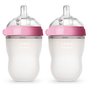 Biberones Comotomo 250 ml Rosa (Pack Doble)