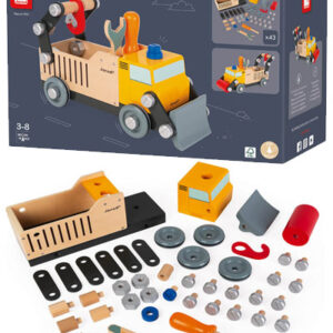Camión de Construcción Brico’Kids de Madera Educativo | Janod