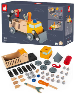 Camión de Construcción Brico’Kids de Madera Educativo | Janod