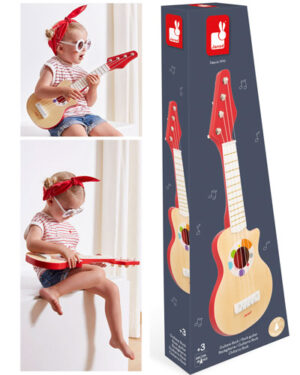Guitarra Rock Confetti de Madera Instrumento Musical | Janod