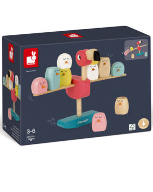 Juego de Equilibrio Flamenco Rosa Educativo de Madera | Janod