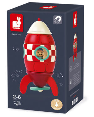 Kit de Imanes Cohete Juego Magnético Educativo | Janod