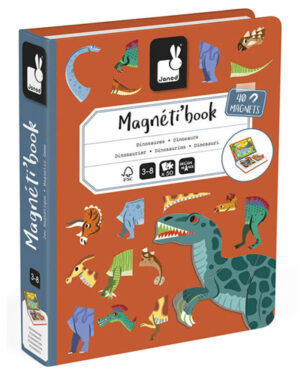Magneti’Book Dinosaurios Libro Magnético Educativo | Janod
