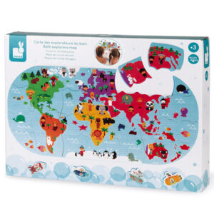 Mapa del Mundo para el Baño Juguete Educativo Interactivo | Janod