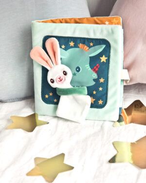 Peluche con Libro de Actividades Sensoriales Joe | Lilliputiens