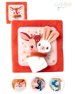 Peluche con Libro de Actividades Sensoriales Stella | Lilliputiens