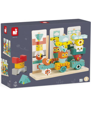 Tropik Tótem de Madera Juego de Apilado Educativo | Janod
