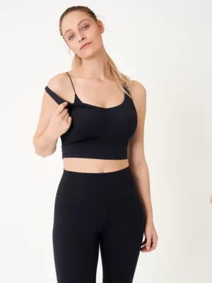 Brasier Deportivo de Lactancia Negro Talla XS diseño para lactancia