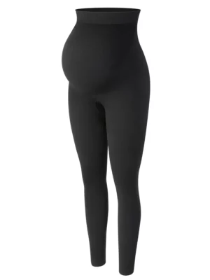 Leggings de Maternidad Color Negros Talla L largo de 25 pulgadas