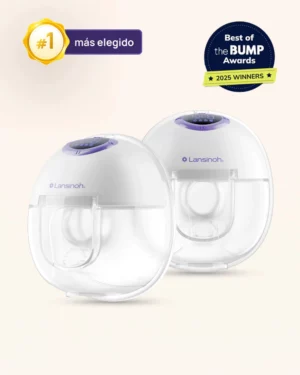 Extractor Portátil Wearable Lansinoh DiscreetDuo™ Doble y Manos Libres