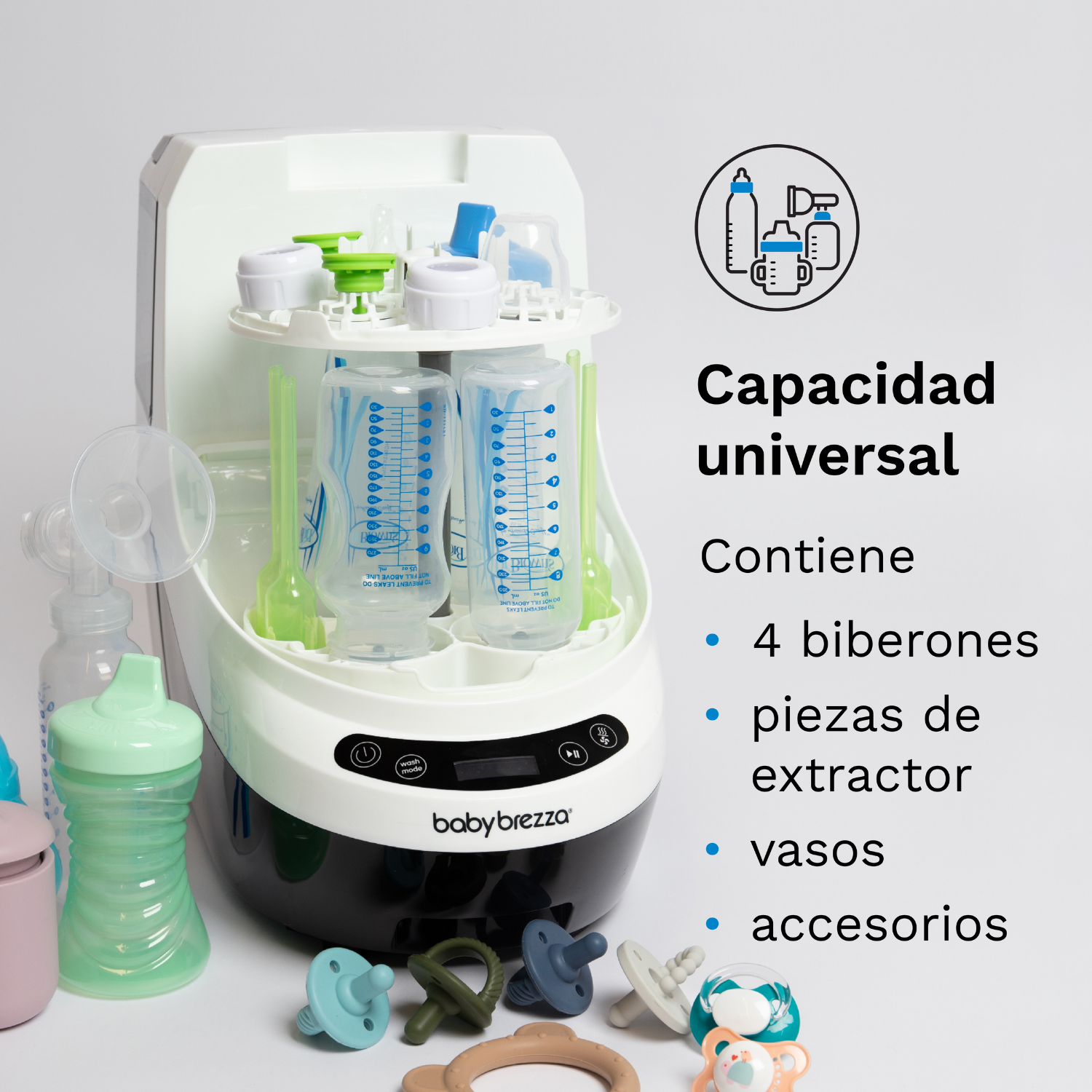 Lavadora, Esterilizador y Secador de Biberones Baby Brezza - Imagen 5