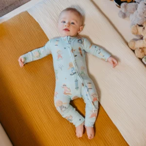 Pijama Convertible para Bebé 3-6 Meses Diseño Tanner – Copper Pearl