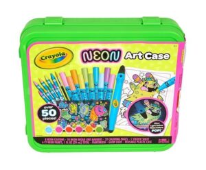 Crayola Neon Art Case 50 Piezas | Set de Arte Creativo para Niños 5+