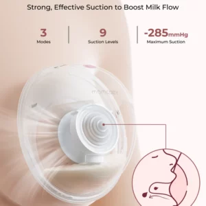 Extractor de Leche Doble Manos Libres M5 Smart Momcozy - Thumbnail Image 4