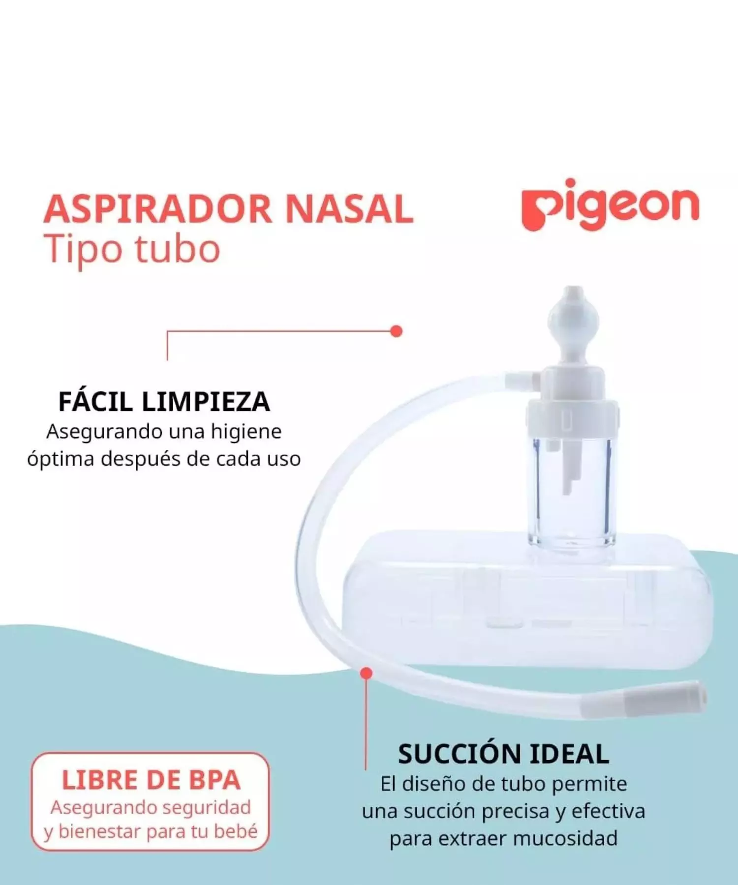 Aspirador Nasal Manual Pigeon - Imagen 3