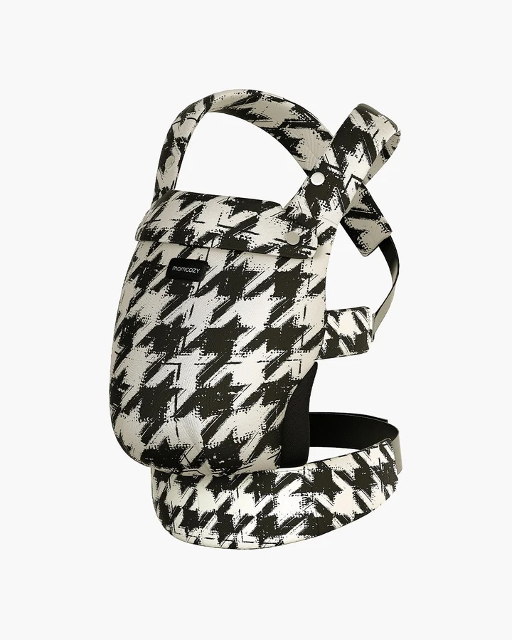 Portabebé Ergonómico PureHug Cotton Houndstooth Momcozy - Imagen 5