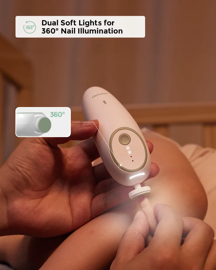 Lima Eléctrica para Uñas de Bebé Lime Green Momcozy - Imagen 4