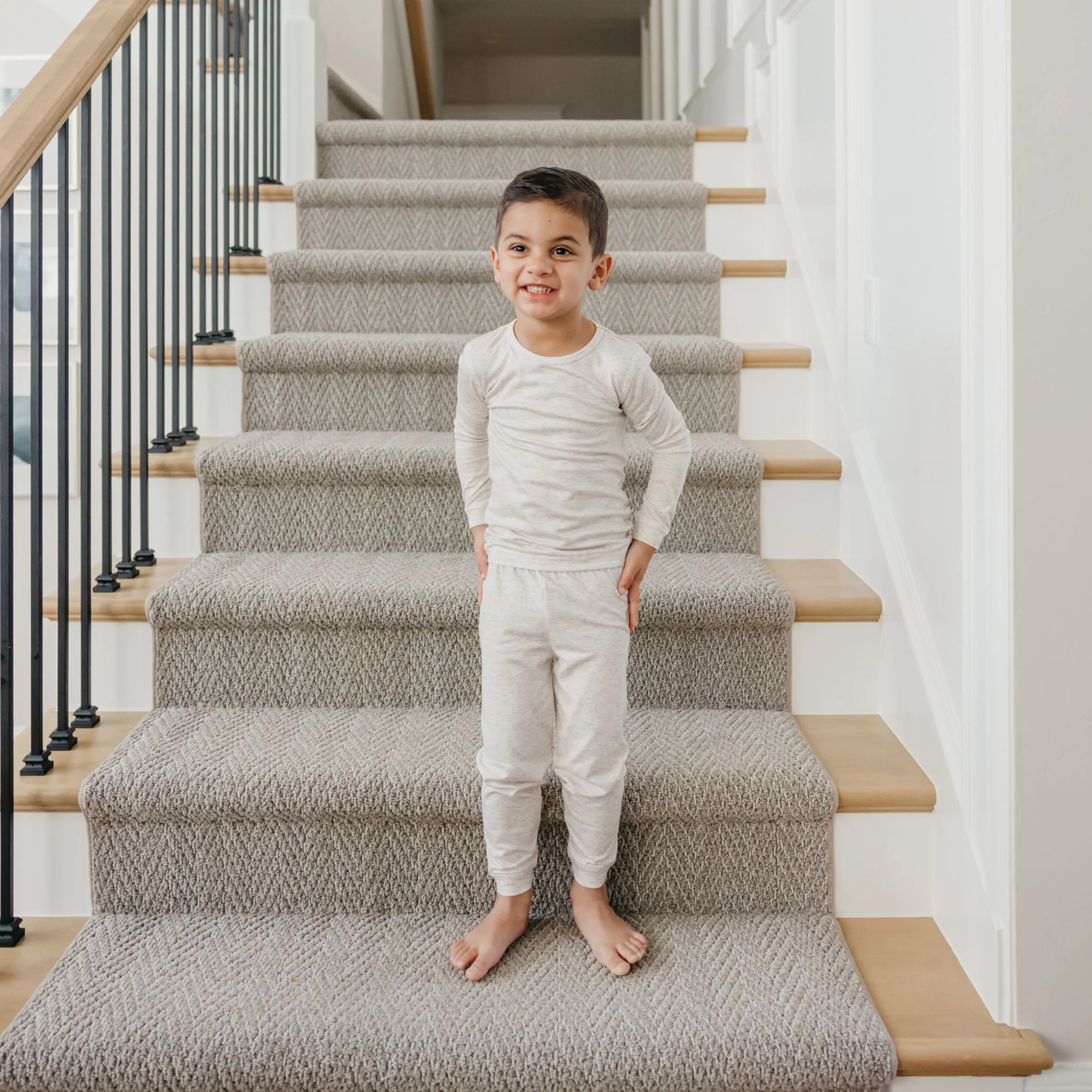 Pijama 3T Manga Larga 2 Piezas – Oat Copper Pearl - Imagen 5