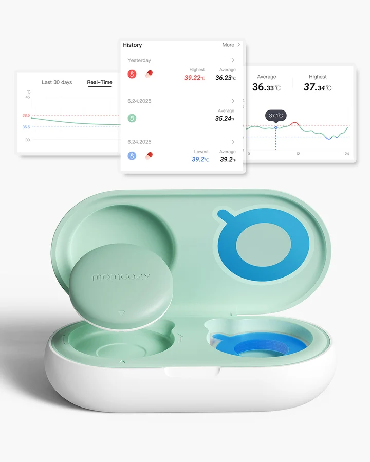 Momcozy | Termómetro Inteligente para Bebé con Monitoreo en App - Imagen 2