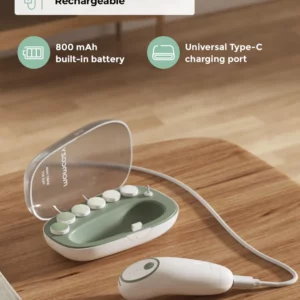 Lima Eléctrica para Uñas de Bebé Lime Green Momcozy - Thumbnail Image 2
