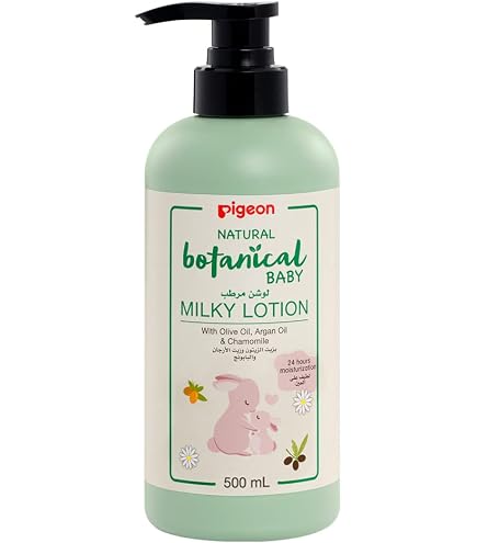 Crema Corporal Natural Botanical Baby Milky Lotion – Pigeon - Imagen 4