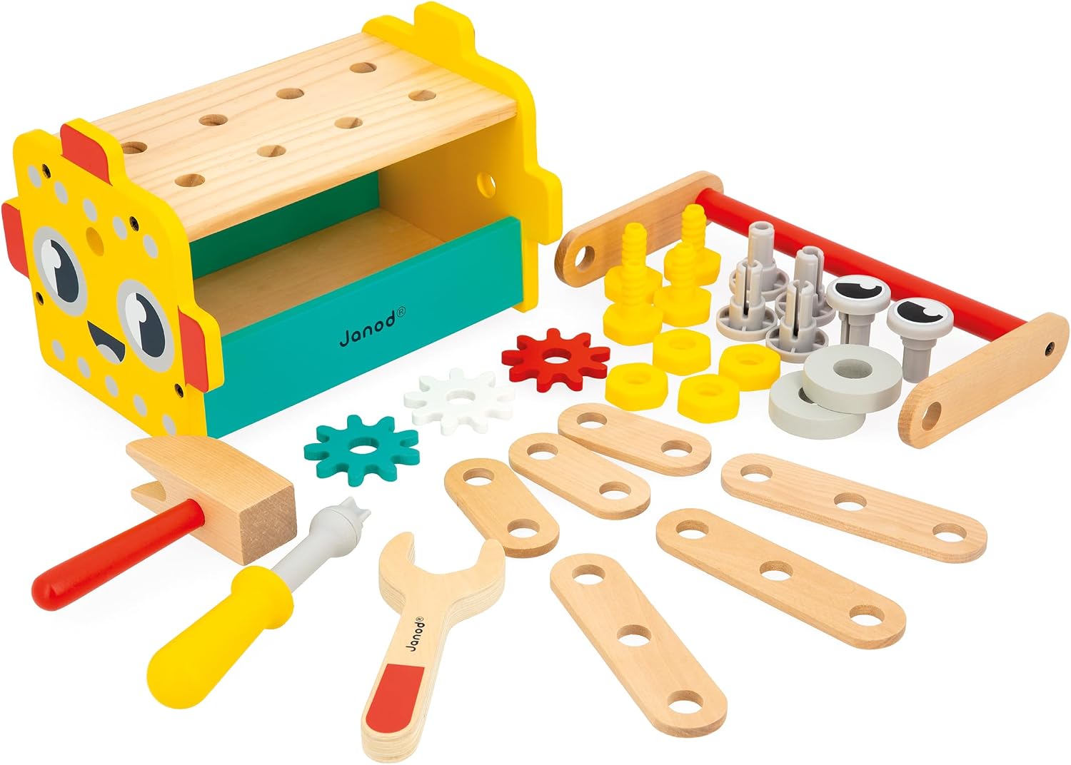 Caja de Herramientas de Madera Brico’Kids Janod - Imagen 5