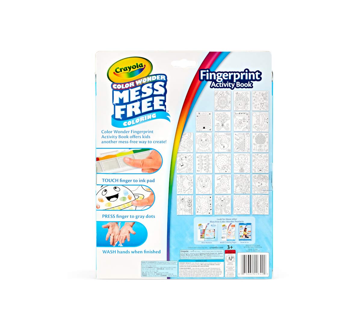 Crayola Libro de Actividades Mess Free para Pintar con los Dedos - Imagen 3