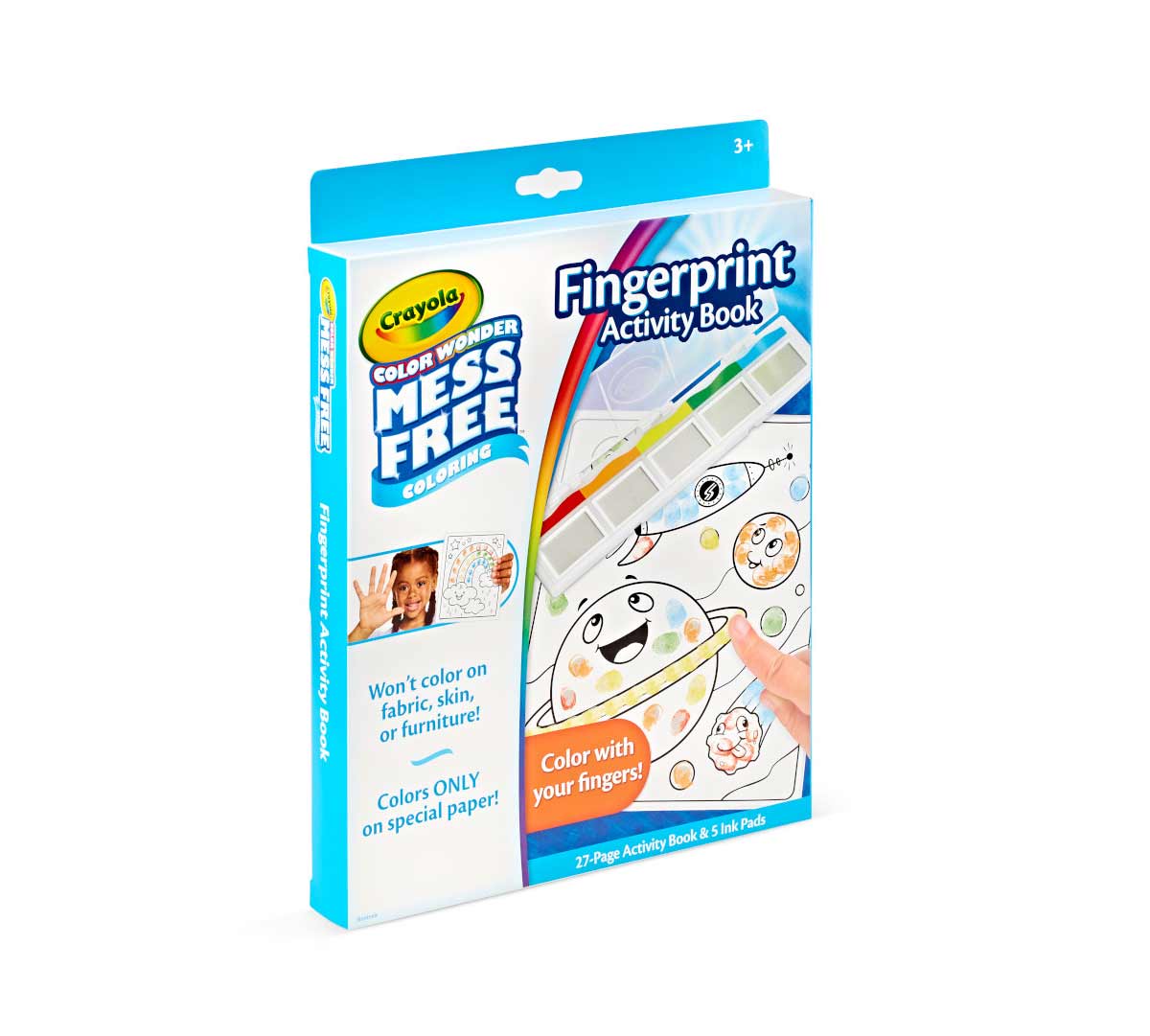 Crayola Libro de Actividades Mess Free para Pintar con los Dedos - Imagen 2