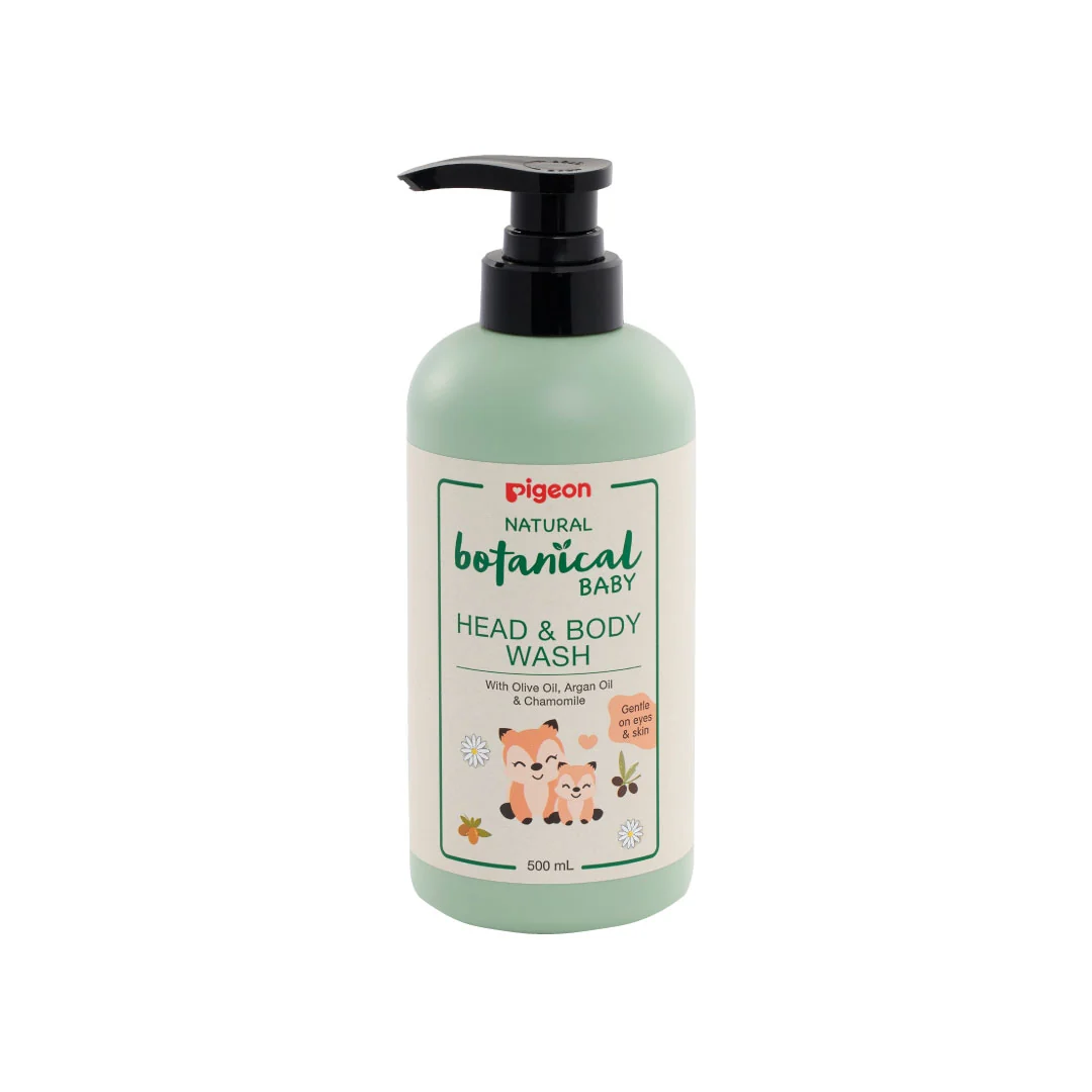 Pigeon Natural Botanical Baby Head and Body Wash 500 ml