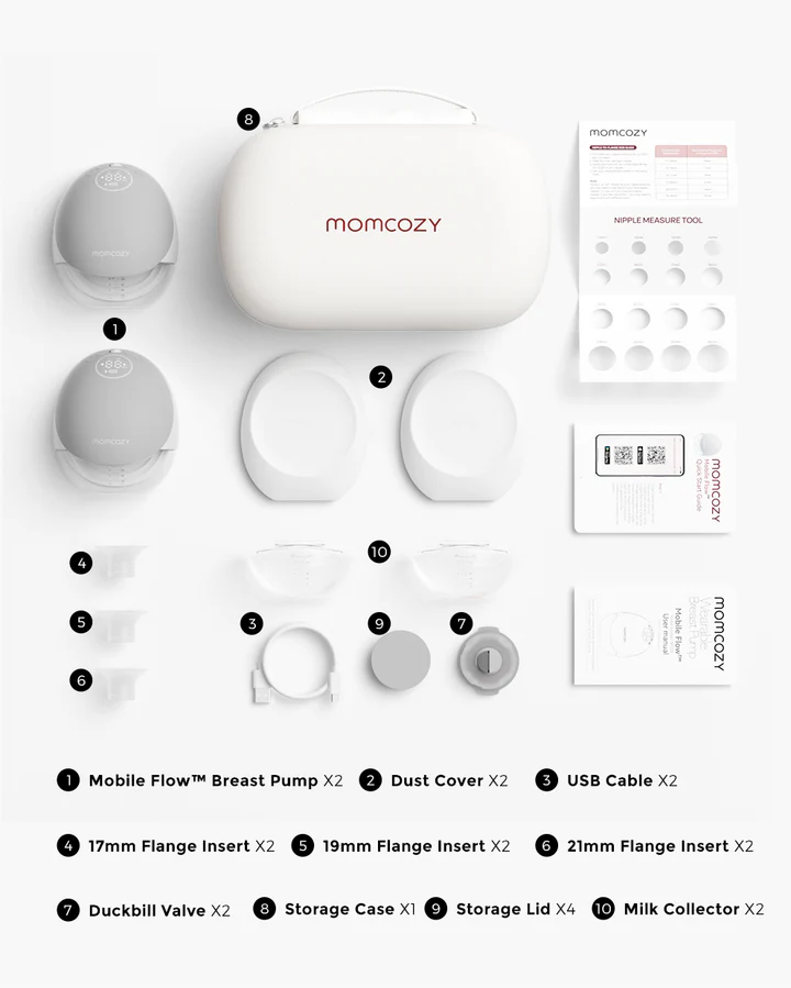Extractor Doble Manos Libres Mobile Flow™ M9 Momcozy - Imagen 3