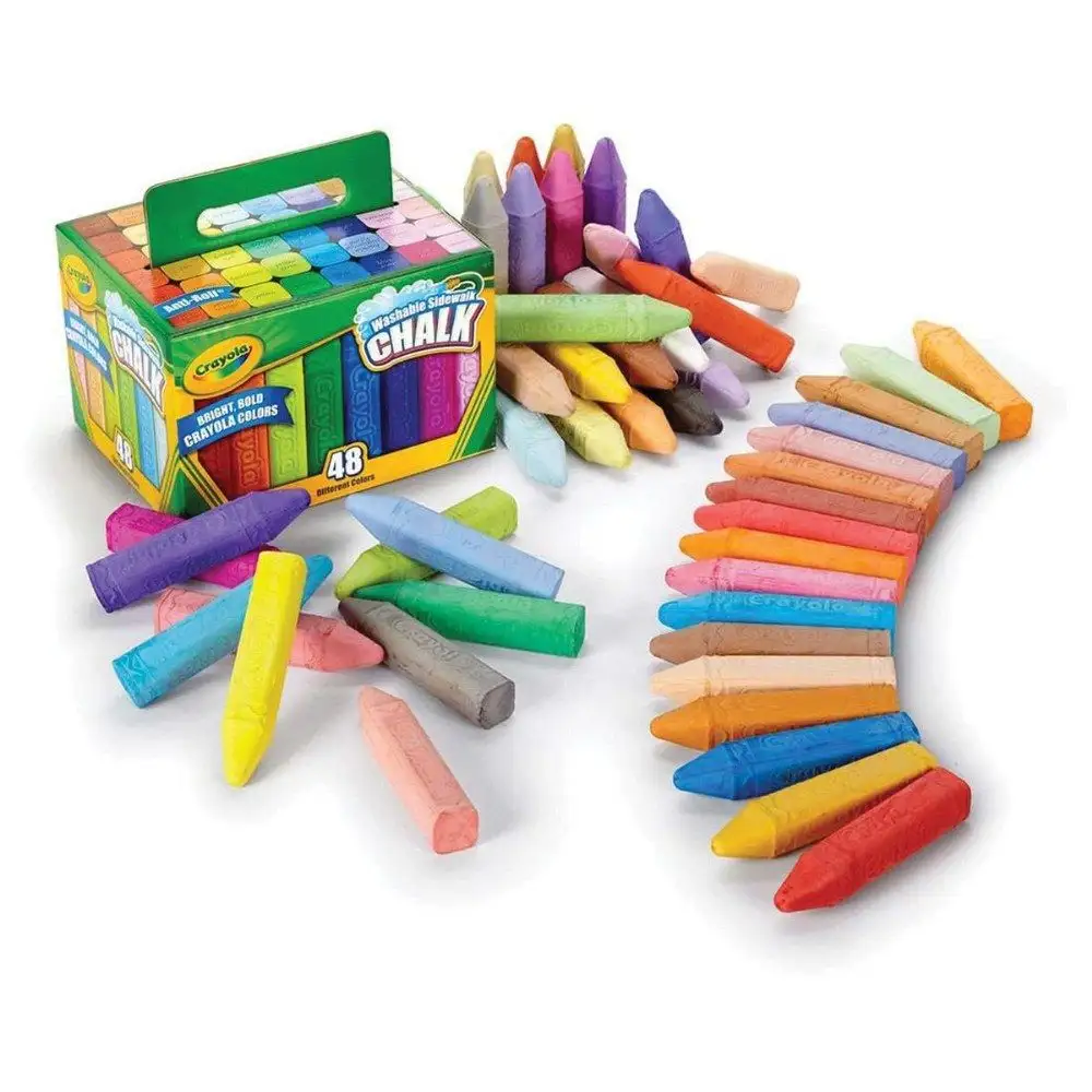 Crayola Tizas yeso para Acera 48 Colores