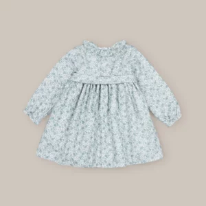 Doña Carmen Vestido para Niña Nidos Tea Verde - Thumbnail Image 2