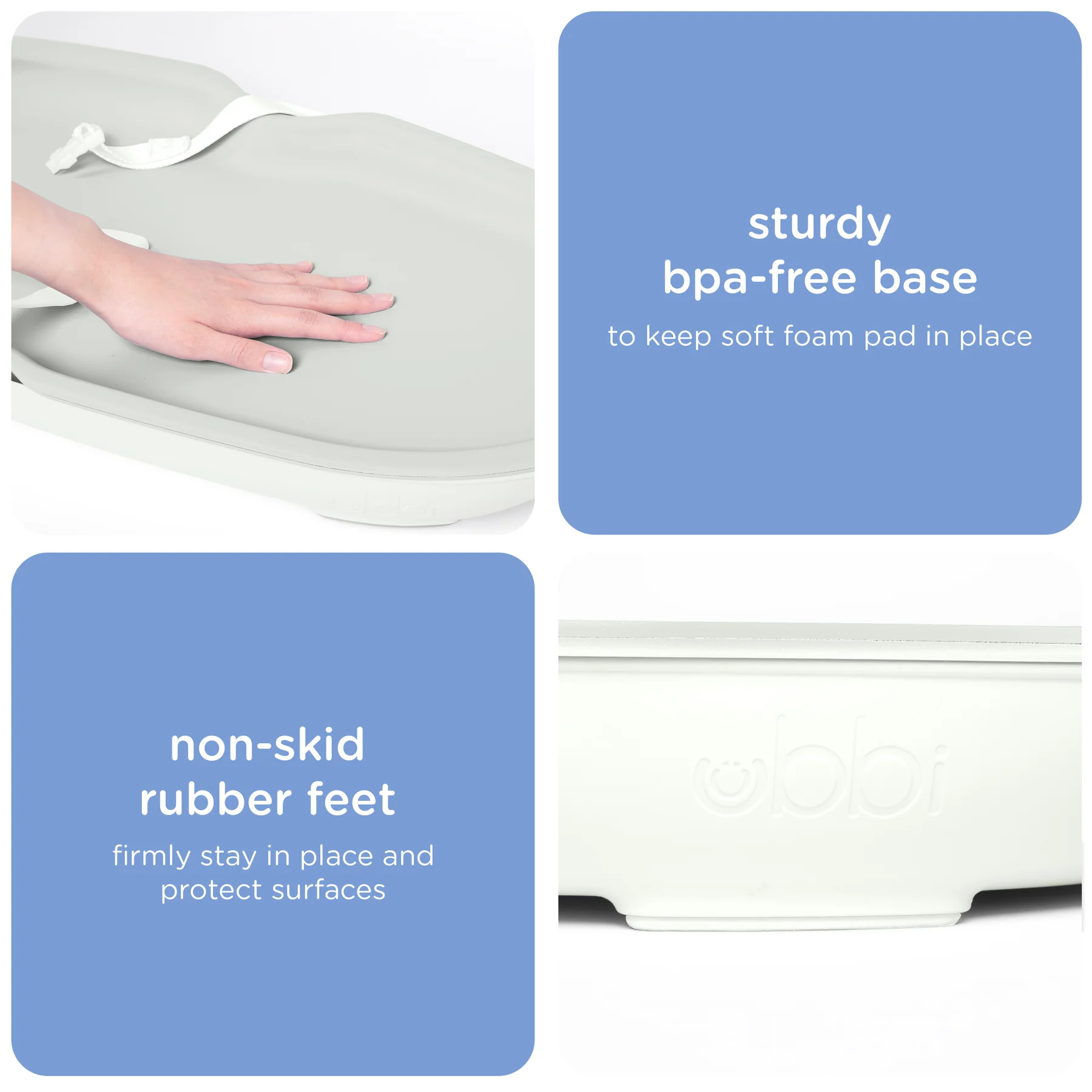 Cambiador de bebe color Oat – Ubbi - Imagen 7