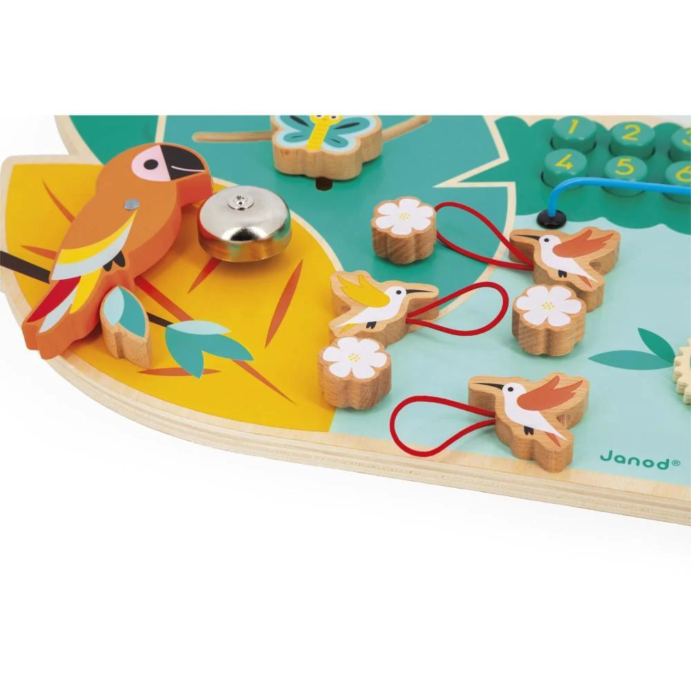 Tablero de Actividades Cocodrilo Tropik – Janod - Imagen 6