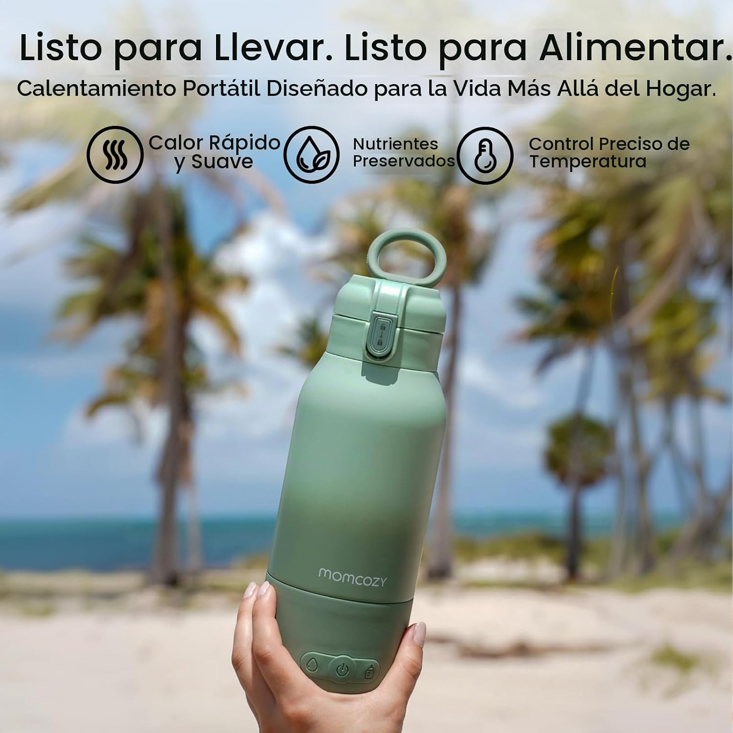 Calentador Portátil de Leche Materna y Agua para Viajes – Momcozy - Imagen 7