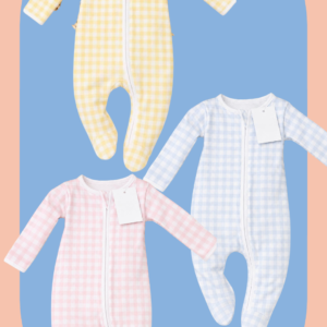 Pijama con Zipper Cuadros Amarillo 100% Algodón Pima – Pippa (Copiar) - Thumbnail Image 2