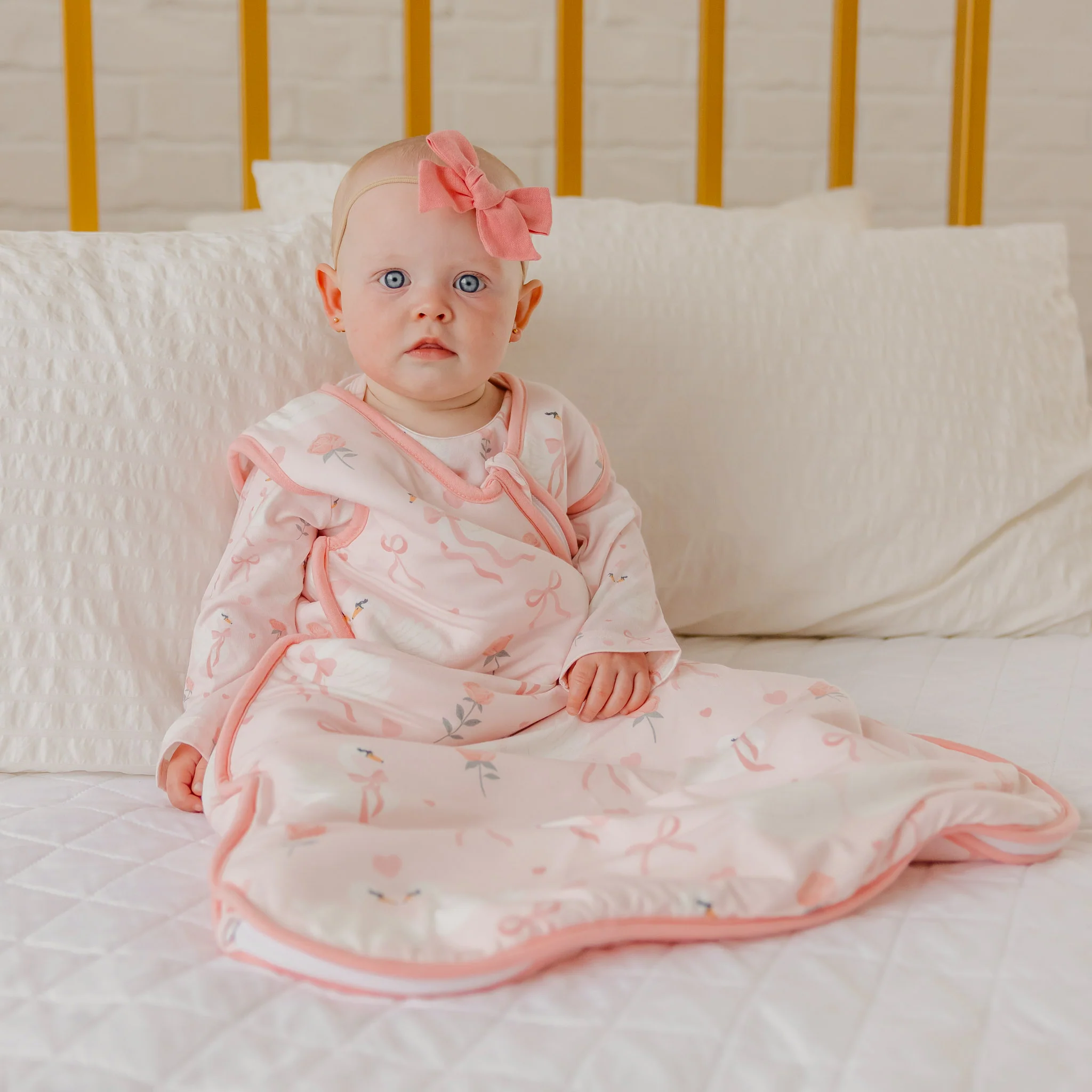 Saco de dormir para bebé TOG 1.7 diseño Adelia Copper Pearl Guatemala