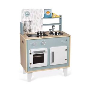 Cocina de Madera Plume Janod para niños con horno, fregadero y accesorios